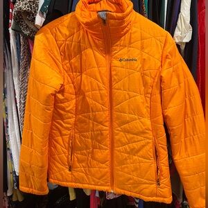 Columbia women’s Bright Orange Omni-Heat Jacket